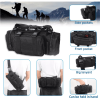 Universal Tactical Vehicle Back Seat Organizer With 3 Detachable Pouches