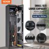 VEVOR 5 Rifles Gun Safe, Rifle Safe with Digital Keypad & Lock, Gun Storage Cabinet with Built-in Storage Locker