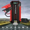 20000mAh Car Battery Jump Starter with Dual USB Quick Charge and LED Light Red