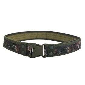 1pc Men's Outdoor Canvas Belt 2 Inch Wide Plastic Buckle Military Tactical Waist Belt Work Belt (Color: Color No.4, size: 5x130cm)