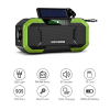 Solar Radio Hand Crank Emergency Flashlight Reading Light AM FM NOAA Phone Charger SOS Alarming Outdoor Survival Power Bank