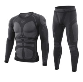 Men's Thermal Underwear Fleece Lined Performance Fleece Tactical Sports Shapewear Thermal Set (size: S)