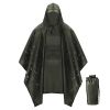 Unisex Hooded Rain Poncho With Pocket For Adult 3-in-1 Waterproof Poncho Raincoat With Hood Sleeve Brim Lightweight Portable Rain Poncho For Hiking Ca