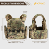 Quick Release Airsoft Weighted Military Breathable Vests